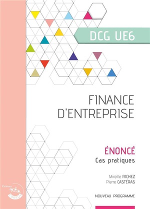 Ue6 : Finance D'entreprise ; Dcg ; Enonce (edition 2023) 
