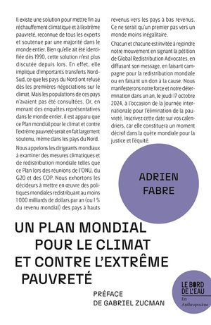 Un Plan Mondial Pour Le Climat Et Contre L'extreme Pauvrete 