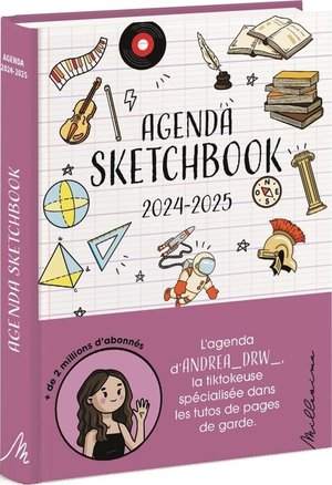 Agenda Sketch Note Avec Andrea 2024-2025 