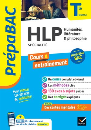 Prepabac Cours & Entrainement : Hlp : Humanites, Litterature & Philosophie, Specialite ; Terminale Generale 