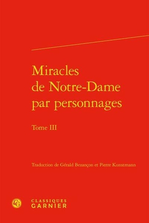 Miracles De Notre-dame Par Personnages T.3 
