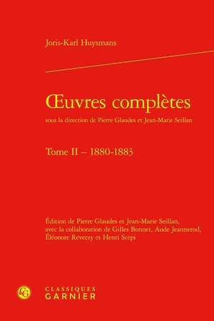 Oeuvres Completes Tome 2 : 1880-1883 