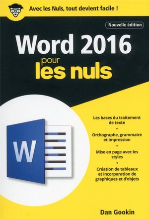 Word 2016 Pour Les Nuls (2e Edition) 