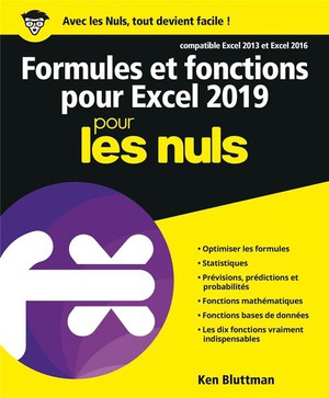 Formules Et Fonctions Pour Excel Pour Les Nuls 