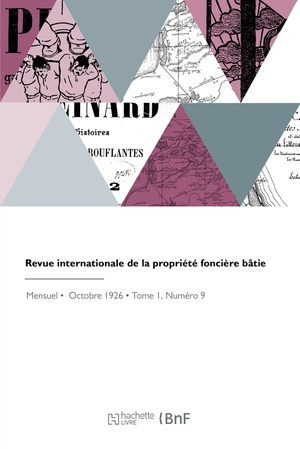 Revue Internationale De La Propriete Fonciere Batie 