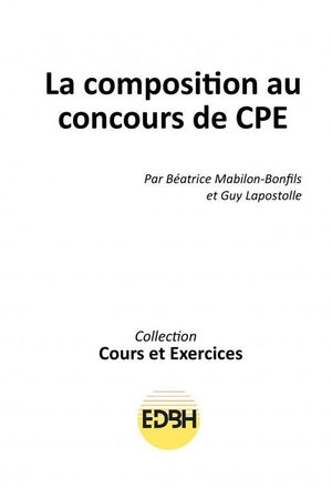 La Composition Au Concours De Cpe 