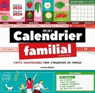 Mini Calendrier Familial Mensuel 