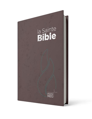 La Sainte Bible Neg Compacte, Rigide Imprime Brun 