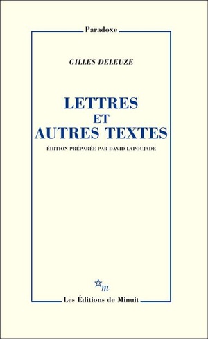 Lettres Et Autres Textes 