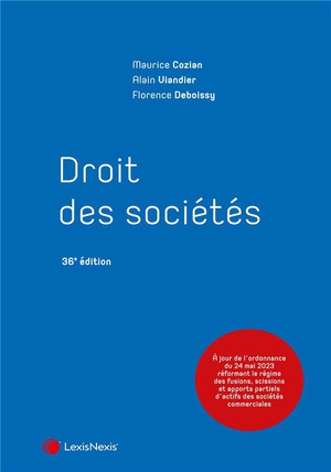 Droit Des Societes (36e Edition) 