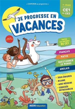Cahier De Vacances : Je Progresse En Vacances ; Ce1 Au Ce2 (edition 2021) 