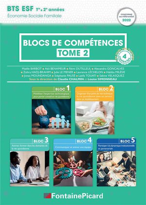 Blocs De Competences 1 A 5 - Tome 2 Bts Esf 