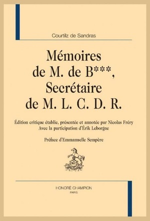 Memoires De B***, Secretaire De M. L. C. D. R. 