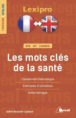 Lexipro : Francais/anglais ; Les Mots Cles De La Sante 