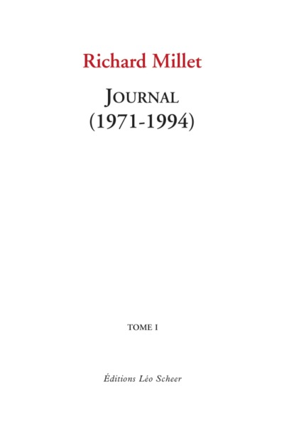 Journal 1971-1994 T.1 