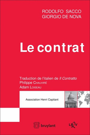 Le Contrat : Extrait Du Traite De Droit Civil Italien 