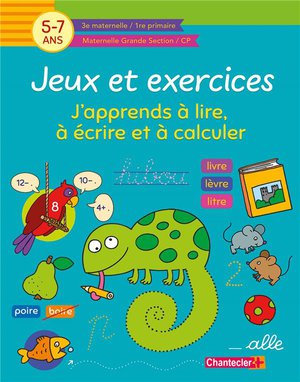Jeux Et Exercices : J'apprends A Lire, A Ecrire Et A Calculer 
