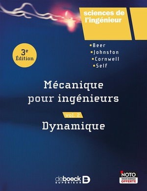 Mecanique Pour Ingenieurs Tome 2 ; Dynamique (3e Edition) 