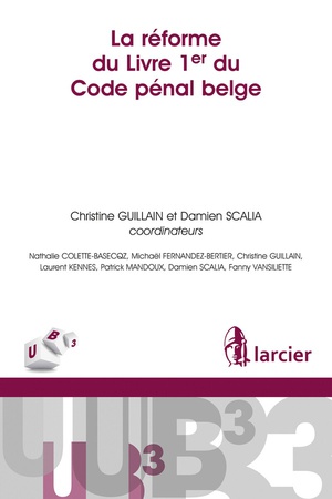 La Reforme Du Livre 1er Du Code Penal Belge 