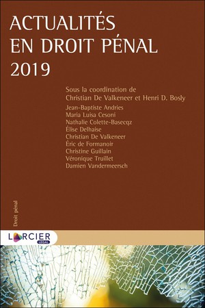 Actualites En Droit Penal (edition 2019) 