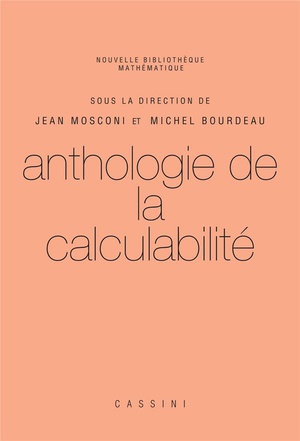 Anthologie De La Calculabilite 