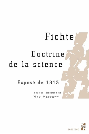 Fichte Doctrine De La Science 