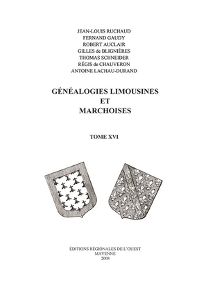 Genealogies Limousines Et Marchoises T16 