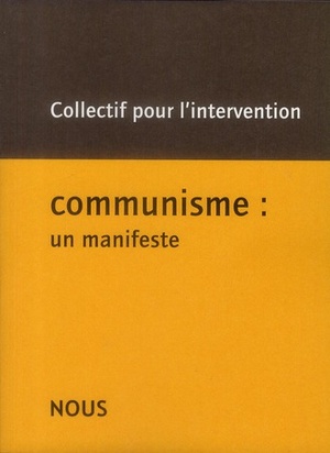 Communisme : Un Manifeste 