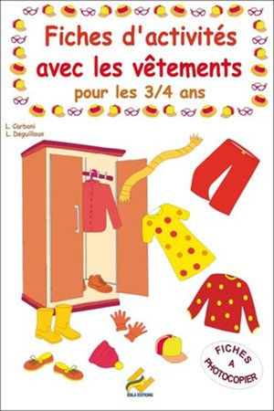 Fiches D'activites Avec Les Vetements 3-4 Ans 