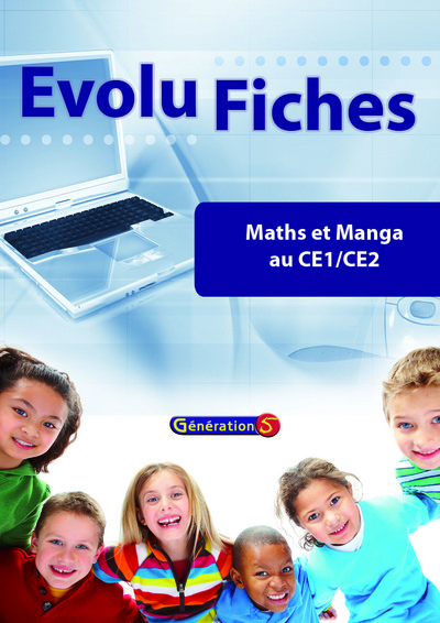 Evolu Fiches : Maths Et Manga Ce1-ce2 (fichier Papier + Cederom) 
