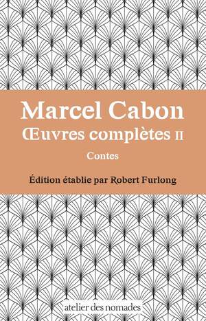 Marcel Cabon Oeuvres Completes Ii 
