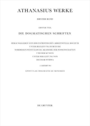 Werke, Lfg 5, Epistulae Dogmaticae Minores