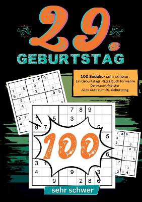 29. Geburtstag- Sudoku Geschenkbuch