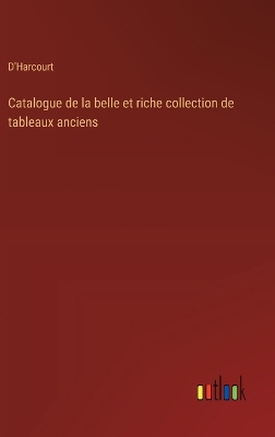 Catalogue de la belle et riche collection de tableaux anciens