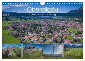 Oberallgäu - Oberstdorf und Umgebung (Wandkalender 2025 DIN A4 quer), CALVENDO Monatskalender
