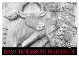 Das Chinesische Horoskop / Geburtstagskalender (Wandkalender 2025 DIN A2 quer), CALVENDO Monatskalender