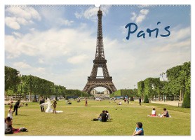 Paris (Wandkalender 2025 DIN A2 quer), CALVENDO Monatskalender