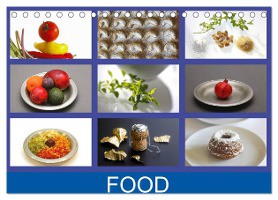 Food (Tischkalender 2025 DIN A5 quer), CALVENDO Monatskalender
