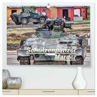 Schützenpanzer Marder (hochwertiger Premium Wandkalender 2025 DIN A2 quer), Kunstdruck in Hochglanz