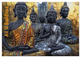 All U Buddhas (Wandkalender 2025 DIN A3 quer), CALVENDO Monatskalender