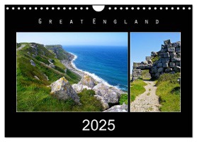 Great England 2025 (Wandkalender 2025 DIN A4 quer), CALVENDO Monatskalender