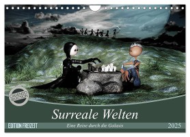 Surreale Welten (Wandkalender 2025 DIN A4 quer), CALVENDO Monatskalender