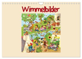 Wimmelbilder (Wandkalender 2025 DIN A4 quer), CALVENDO Monatskalender
