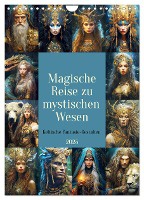 Magische Reise zu mystischen Wesen. Keltische Fantasie-Gestalten (Wandkalender 2025 DIN A4 hoch), CALVENDO Monatskalender