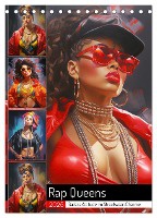 Rap Queens. Badass Attitude im Streetwear-Charme (Tischkalender 2025 DIN A5 hoch), CALVENDO Monatskalender