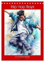 Hip Hop Boys. Dynamik und Energie (Tischkalender 2025 DIN A5 hoch), CALVENDO Monatskalender