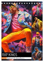 Rap Kings. Paintings im Streetwear-Charme (Tischkalender 2025 DIN A5 hoch), CALVENDO Monatskalender