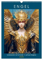 Engel. Goldverzierte Schönheiten in zeitloser Eleganz (Wandkalender 2025 DIN A3 hoch), CALVENDO Monatskalender