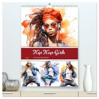 Hip Hop Girls. Rhythmic Expressions (hochwertiger Premium Wandkalender 2025 DIN A2 hoch), Kunstdruck in Hochglanz