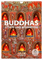 Buddhas Zitate und Weisheiten (Wandkalender 2025 DIN A4 hoch), CALVENDO Monatskalender